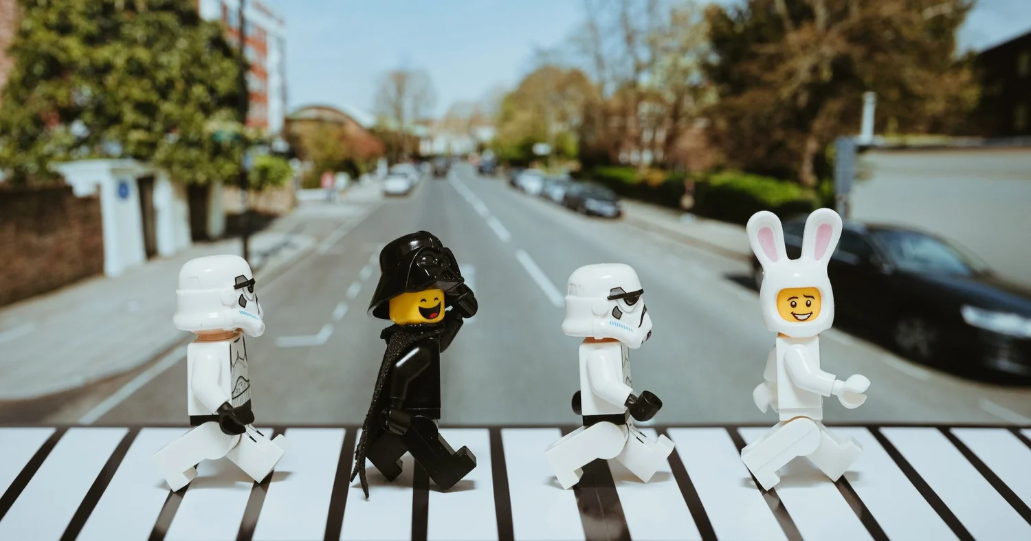 LEGO audio campaign artwork