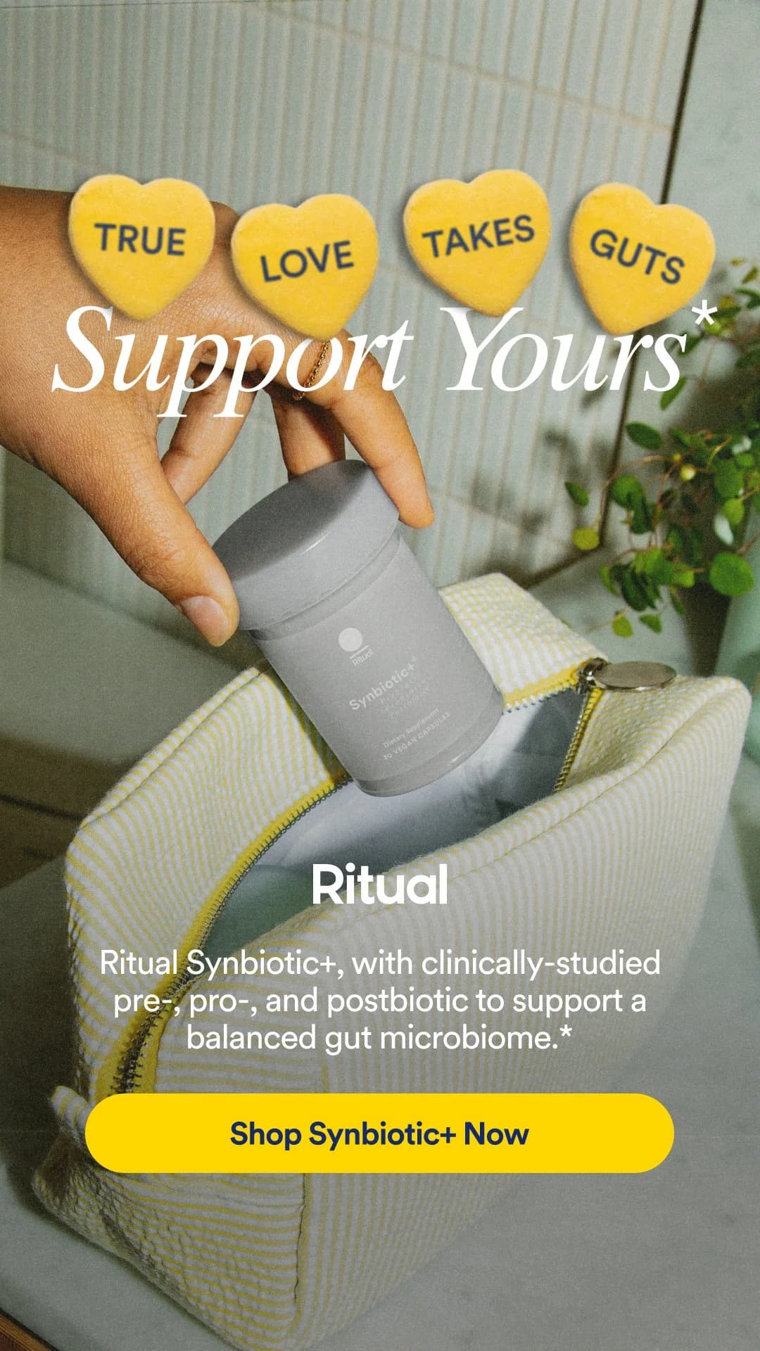 Ritual gut health growth campaign